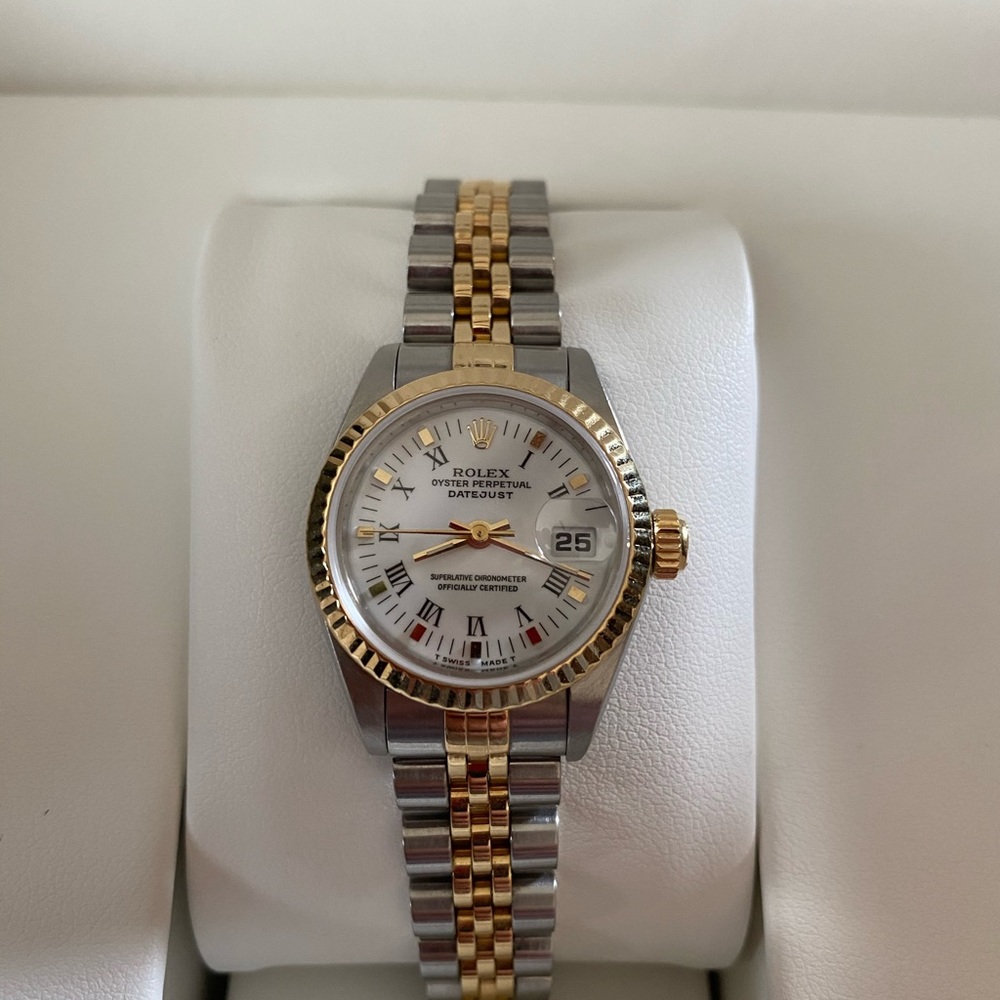 Rolex Ladies Date Just two tone